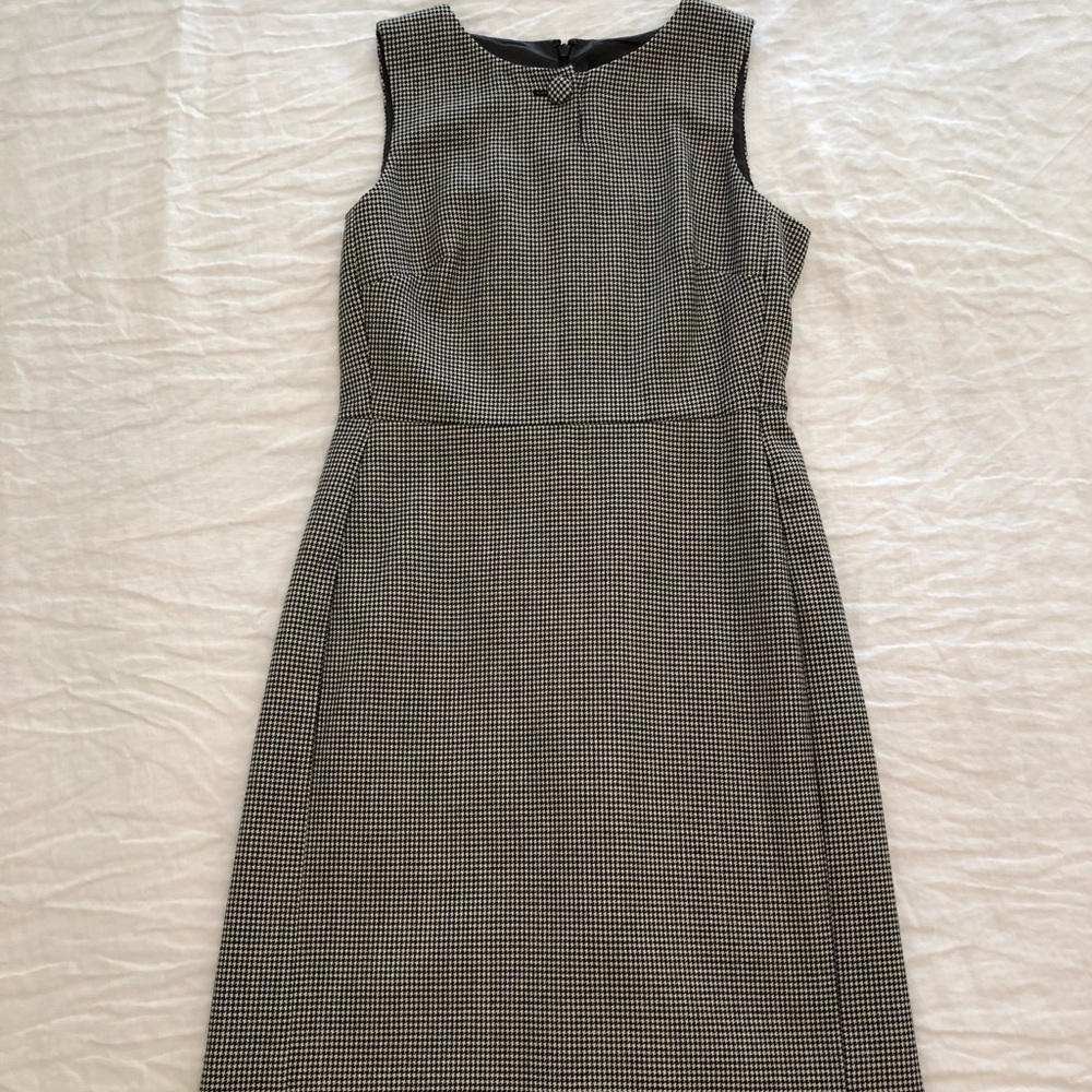 J. Crew houndstooth dress